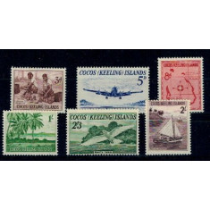 Cocos (Keeling) Islands 1963 - Motive locale, serie neuzata