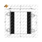 Condensator climatizare, Radiator clima Daf Xf 105, Xf 95 Nrf 35757