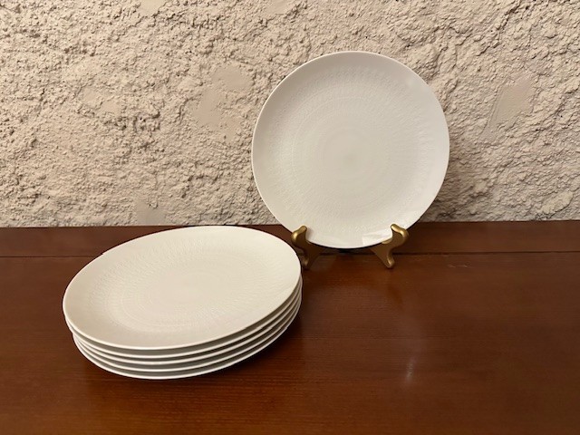 6 FARFURII DIN PORTELAN FIN- MARCAJ ROSENTHAL- MODEL ROMANZE D19,5CM