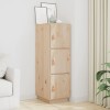 VidaXL Dulap &icirc;nalt, 34x40x108,5 cm, lemn masiv de pin