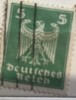 Timbre Germania 5 Mark, Stampilat