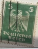 Timbre Germania 5 Mark