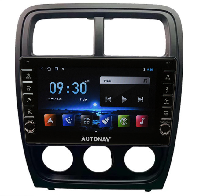 Navigatie Dodge Caliber 2009-2013 AUTONAV Android GPS Dedicata, Model PRO Memorie 32GB Stocare, 2GB DDR3 RAM, Display 8&quot; Full-Touch, WiFi, 2 x USB, Bl