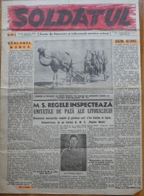 Soldatul, foaie de lamuriri si informatii pentru ostasi, 22.10.1942, Antonescu foto