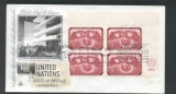 UN New York 1962 Definitives Mi.101 x 4 FDC UN.201