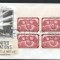 UN New York 1962 Definitives Mi.101 x 4 FDC UN.201