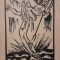 Mac Constantinescu (1900 - 1979), litografie 2 interbelică, 19 x 13,5