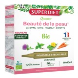 4 Plante pentru sanatatea pielii Bio, 15ml x 20 fiole reciclabile, Superdiet