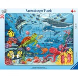 Cumpara ieftin Puzzle Tip Rama Animale Marine, 30 Piese, Ravensburger