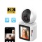 Camera de supraveghere WIFI, Functie de call video, Ecran incorporat, 3MP, Ideala supravegherea bebelusilor, copiilor, varstnicilor