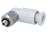 Racord push-in 90&deg; M3 SMC - Presiune 1-10bar, Temperatura -5...60&deg;C