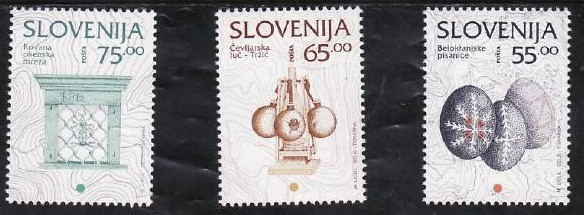 C1260 - Slovenia 1996 - Uzuale 3v. neuzat,perfecta stare