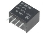Convertor DC/DC 2W 4.5-5.5V la 12V 167mA SIP4