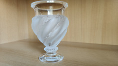 Vaza cristal Lalique Ermenonville 1950 foto