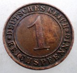 2.709 GERMANIA WEIMAR 1 REICHSPFENNIG 1935 F, Europa, Bronz