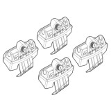 Kit montaj bare plafon C206 pentru Alfa Romeo Stelvio, Alumia Quadra/Silenzio
