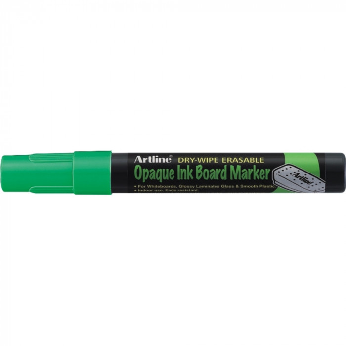Marker Cu Cerneala Opaca, Artline, Pentru Table De Scris, Varf 2.0mm - Verde Fluorescent