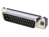 Conector D-Sub 25-Pin Soclu Tată Drept THT 5A