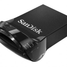 Stick USB SanDisk Ultra Fit, 16GB, USB 3.1 (Negru)