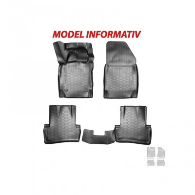 Covoare cauciuc tavita compatibile Dacia Sandero II 2014-&amp;amp;gt; Cod: 3D 61521​​​​​​​​​​​ / A10 Automotive TrustedCars foto