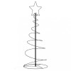 Gossi con de lumina pentru brad de craciun 80 led-uri alb cald 120 cm