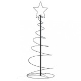 VidaXL Pom de Crăciun LED 80 LED-uri Alb Cald 120 cm