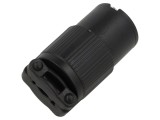 Conector alimentare AC mamă 2P+PE 250VAC 20A pe cablu - Qualtek Electronics