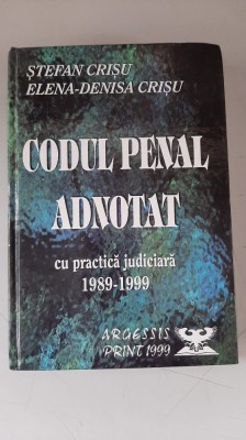 Codul Penal adnotat cu practica judiciara - S. Crisu foto