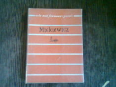 MICKIEWICZ - POEZII foto