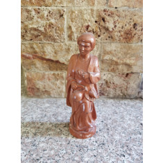 Statueta Din Lemn Femeie Cu Ulcior - - ,559332