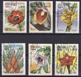 Serie completă de 6 timbre tematice &bdquo;Flori de Pădure (Fleurs Sylvestres)&rdquo; &ndash; Laos &ndash; 1984