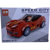 Lego masina rosie Speed City 6691C