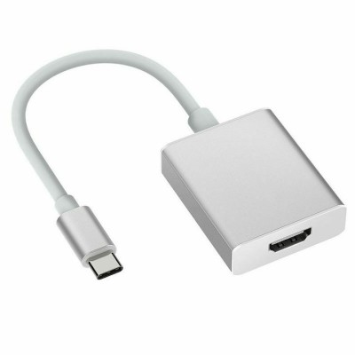 Adaptor USB 3.1 Tip-C tata la HDMI mama, cablu 10 cm, alb foto