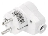 Conector alimentare AC 2P PE 250VAC tată mamă