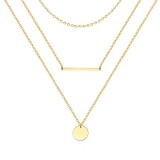 Cumpara ieftin Colier Golden Harmony, Otel Placat cu Aur 18K - 87133-0