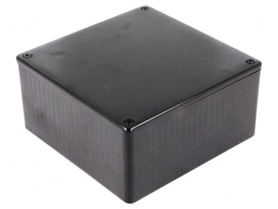 Carcasă Universală 120x120x59mm ABS Neagră foto