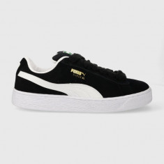 Puma sneakers din piele Suede XL culoarea negru 395205