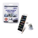 Suport magnetic pentru telefon, cu bandă adezivă