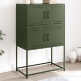 VidaXL Dulap, verde măslină, 68,5x38,5x107 cm, oțel