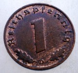2.760 GERMANIA 1 REICHSPFENNIG 1938 D XF, Europa, Bronz