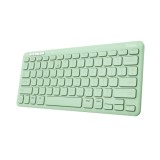TASTATURI Trust LYRA Compact Wireless and rechargeable Keyboard Green US &quot;25096&quot; (timbru verde 0.8 lei)