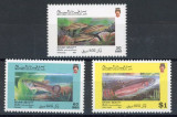 BRUNEI--1991-PESTI--Serie completa de trei timbre nestampilate, Nestampilat