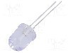 Dioda LED, 10mm, galbena, 8400...10000mcd, 20mA, 2,5...5V, OPTOSUPPLY - OSY5MKA131A