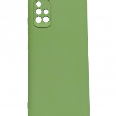Husa telefon compatibila cu Samsung Galaxy A51, A51 4G, Verde, Cu interior de catifea, 253HT