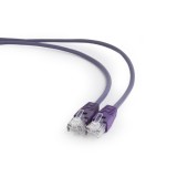 PATCH CORD UTP GEMBIRD Cat5e, cupru-aluminiu, 0.5 m, violet, AWG26, &quot;PP12-0.5M/V&quot; (timbru verde 0.08 lei)