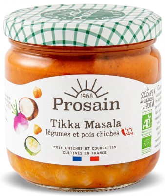 Mancare indiana Tikka Masala BIO cu legume si naut Prosain foto