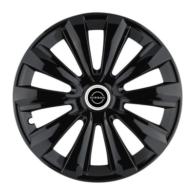 Set 4 Capace Roti Autohelix MSA&amp;reg; potrivite jantelor de 16 inch, pentru Nissan Nou model Delta Black foto