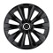 Set 4 Capace Roti Autohelix MSA&reg; potrivite jantelor de 16 inch, pentru Nissan Nou model Delta Black