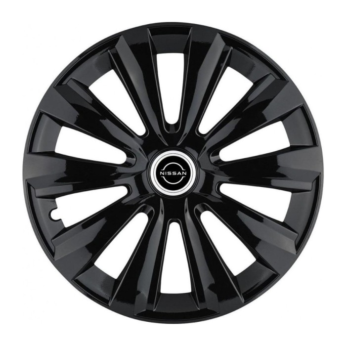 Set 4 Capace Roti Autohelix MSA&reg; potrivite jantelor de 16 inch, pentru Nissan Nou model Delta Black