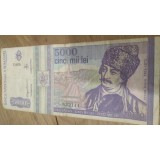 Romania postdecembrista 5000 lei 1993